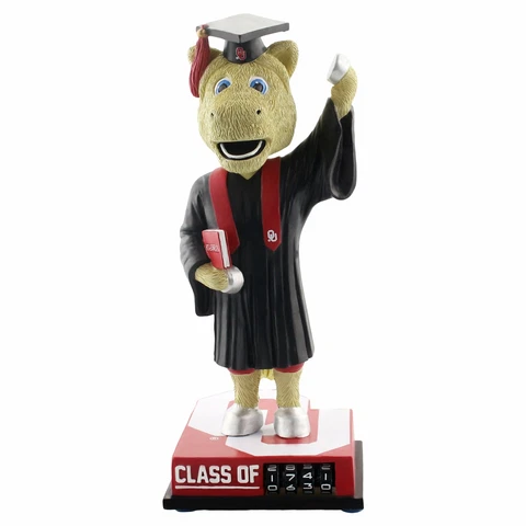 Oklahoma Sooners Graduation Mascot Bobblehead - Numbered to 3,000 NEW! Cover