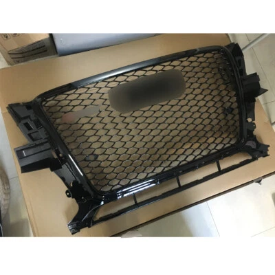 Parrilla estilo RSQ5 negro brillante para Audi Q5 2009 2010 2011 2012 Foto 1 de 4