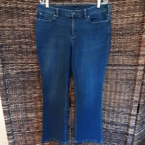 Duluth Trading Co Jeans 14x29 blau Duluth Flex Daily Denim Bootcut Plus Mid Rise - Bild 1 von 7