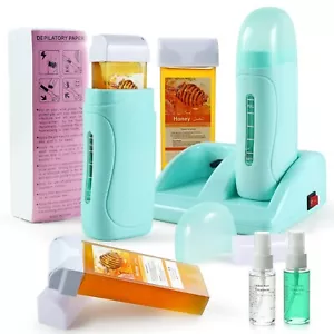 Kit de depilación con rollo de miel, calentador de cera doble enrollable Beth lee - Imagen 1 de 4