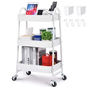 Carrello Portaoggetti Mobile Organizzatore Casa Cucina Carrello Multifunzione Nuovo - Foto 1 di 11