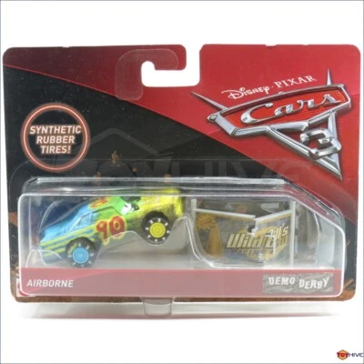 Disney Pixar Cars 3 - Thunder Hollow Demo Derby Airborne 2017 diecast por Mattel Foto 1 de 2