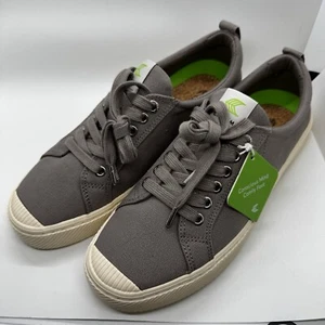 Cariuma OCA Low Mystic Grey Canvas Sneaker Women's 10.5 Men's 9 Organic - Picture 1 of 13