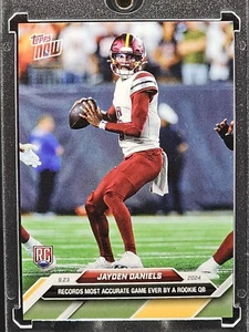 2024 Topps Now Jayden Daniels RC #5 Washington - Foto 1 di 2