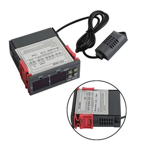 STC-3028 AC110V-220V Digital Temperature Humidity Controller Thermostat+Probe - Picture 1 of 12