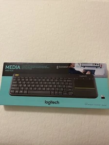 Logitech K400 Plus Wireless Touch With Easy Media Control Built-in Touchpad New* - Picture 1 of 3