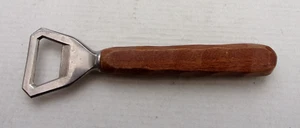 Vintage Flaschenöffner mit Holzgriff Kapselheber 15,5 cm lang - Bild 1 von 4