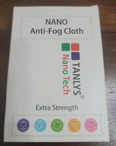 Extra Strength Anti Fog Cloth for Glasses Reusable Tanlys Nano Tech Defogger 5pk - Picture 1 of 5