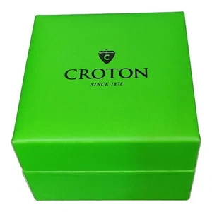 Caja Reloj Solo Croton Caja Verde (Solo Caja) Vitrina Almacenamiento  - Imagen 1 de 6