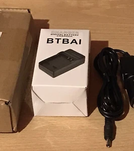 BTBAI Compatible SB-L110 Battery Charger AC/DC Single for SBL110 SB-L110A SB-L16