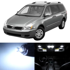 16 x White LED Interior Lights Package For 2007 - 2012 Kia Sedona + PRY TOOL - Picture 1 of 8