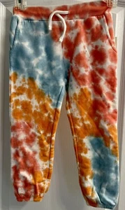 Tucker + Tate Girls Pink Strawberry Tie Dye Sweatpants w Pockets Sz 5 New w Tags - Picture 1 of 4