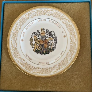 Coalport QE 11, Silber Jubiläum Gedenktafel 1952-1977 - Bild 1 von 4