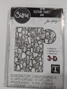 Ellison Sizzix Tim Holtz Textur Fades Embossing Folder, Mini Kopfsteinpflaster - Bild 1 von 1