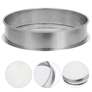 Mesh-Erdsieb, Kompostsieb für Gartensand, 6 mm Edelstahlsieb für Gartenarbeit, - Bild 1 von 12