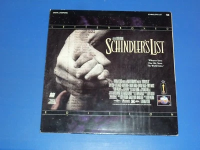 SCHINDLER'S LIST - LIAM NEESON - BEN KINGSLEY - RALPH FIENNES- pre owned -LD220  - Image 1 of 3
