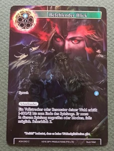 Befehlender Blick AOA-043 C Common Full Art Force of Will FoW Erweckung d Götter - Bild 1 von 1
