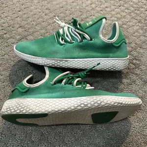 Adidas Men's Pharrell x Tennis Hu Holi 'Bright Green' DA9619 Size 10 - Picture 1 of 7