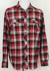 Omni Wick Columbia Shirt Mens Size L Long Sleeve Button Front Plaid