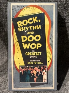 "ROCK, RHYTHM & DOO WOP - THE GREATEST SONGS" (Brand NEW RHINO HOME VIDEO) VHS - Picture 1 of 8