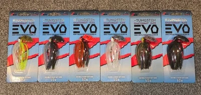 ❗️ЛОТ ИЗ 6❗️Z-MAN CHATTERBAIT ВОЛЬФРАМ ЭЛИТНЫЙ EVO лезвие джиги Zman приманки 1/2 унц  - Изображение 1 из 4