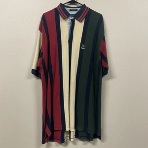 Camisa polo vintage Woods & Woods colorblock para hombre X-Large - Imagen 1 de 8