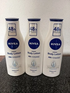 NIVEA Body Lotion Tiefenpflege Serum Normale Haut Körperlotion 3 x 250 ml - Bild 1 von 2