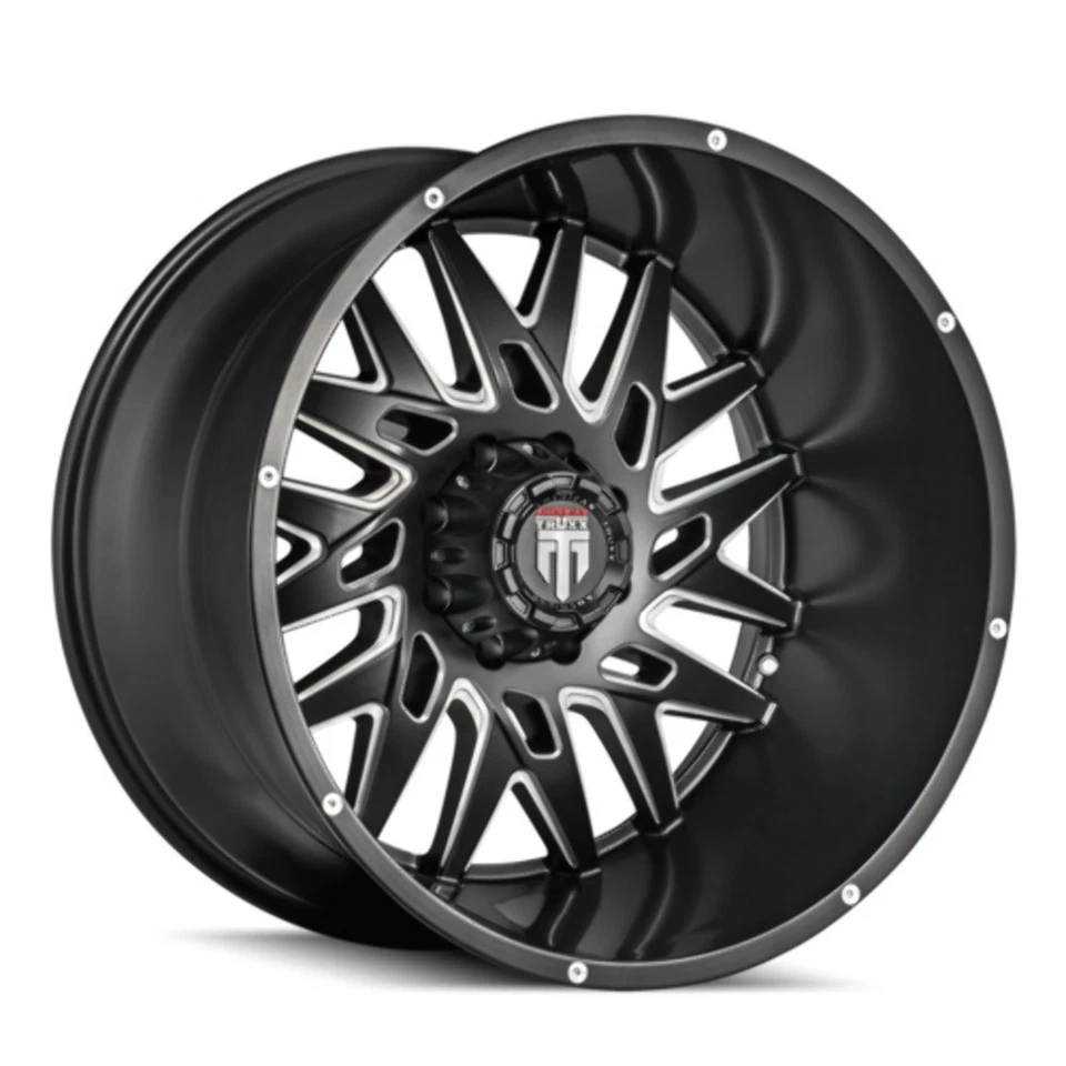 26" American Truxx Dna 26x14 Black Milled 8x180 Wheel -76mm For Chevy GMC Rim - Image 1 of 4