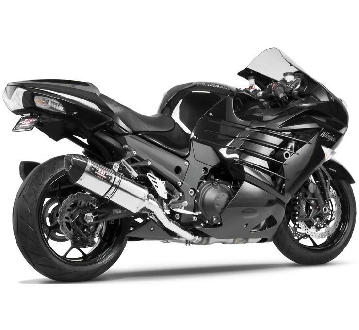 ZX1400 Ninja ZX-14R Yoshimura R77 Dual Slip-On Mufflers 2012 - 2023 1414020520 — 第 1/1 张图片
