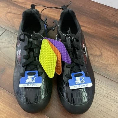 Botines de fútbol Starter nuevos con etiquetas negros cambio de color juvenil talla 5 Foto 1 de 4