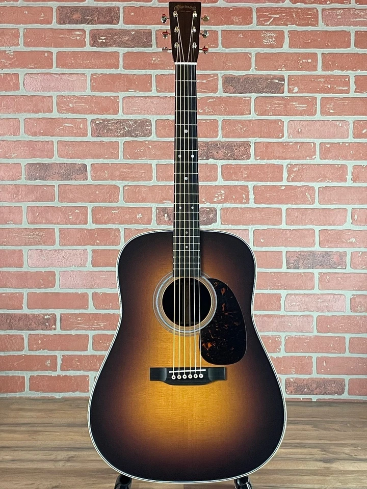 Martin D-28 Satin Standard Series Acoustic Guitar - Satin 1935 Sunburst (2025)