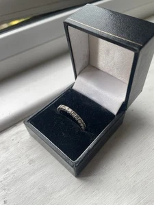 18k White Gold Natural Diamond Full Eternity Ring (over 1 carat) - Picture 1 of 6