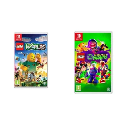 LEGO Worlds (Nintendo Switch) & LEGO DC Super-Villains (Ninten (Nintendo Switch) - Image 1 of 4
