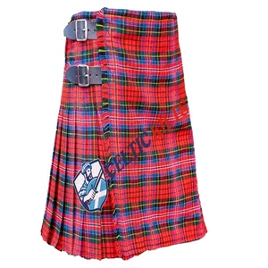 Falda escocesa tradicional hecha a mano clan MacPherson escocesa escocesa escocesa escocesa escocesa escocesa escocesa faldas escocesas escocesas - Imagen 1 de 5