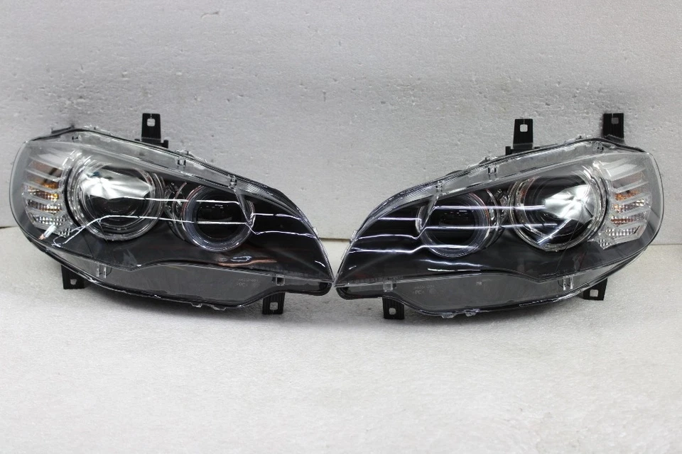 FITS 2011-2014 BMW X6 E71 HID/Xenon w/AFS Projector Headlights Left+Right Foto 1 de 1