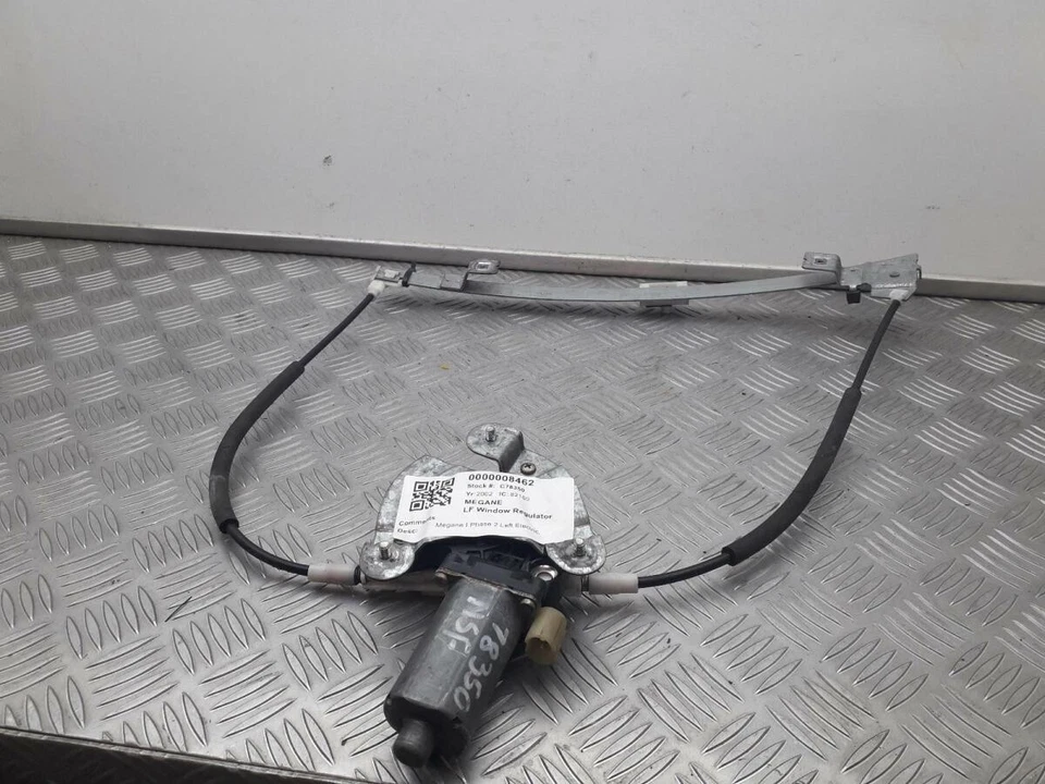 RENAULT MEGANE 2002 N/S PASSENGERS Left FRONT WINDOW REGULATOR 7700834392 - Image 1 of 4