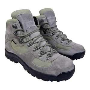 LL Bean Women's Gore-Tex Hiking Trail Boots Green WQ25-04 Size 10 Insulated - Picture 1 of 9