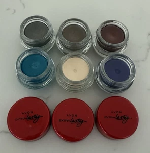 Avon EXTRALASTING Eyeshadow Inks (NEW) Discontinued HTF Lot (6) All Different - Picture 1 of 4