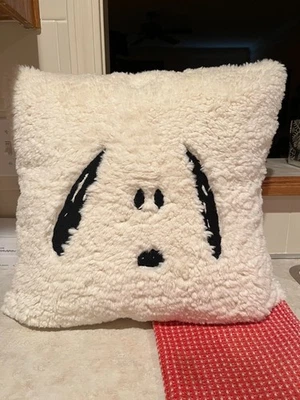 Pottery Barn Peanuts™ Snoopy™ Cozy Sherpa Pillow - Image 1 of 4