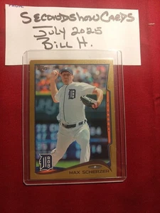 Max Scherzer 2014 Topps Gold 0650/2014 Tigers #297 - Imagen 1 de 2