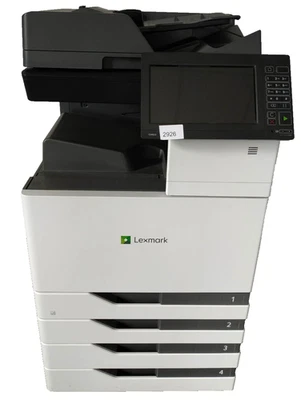Lexmark CX922de Kopierer MFP 4in1 Color Laser A3 USB LAN ADF Duplex 330.420 S. - Bild 1 von 3