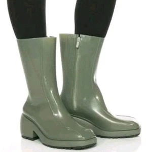 Melissa Nancy PVC Boots Green uk 7 eu 40 - Picture 1 of 8