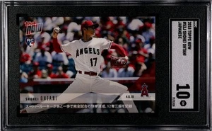 2018 Topps Now #53J Shohei Ohtani SGC 10 RC Angels Dodgers Japanese - Picture 1 of 8