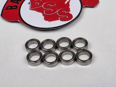 MJX Hyper Go Wheel Bearings Set of 8 Front Rear 1/16 Scale RC Truck Parts NEW - Image 1 of 4