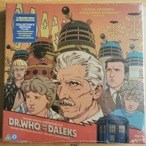 Dr Who and the Daleks 4K/Blu Ray + Vinyl + Artcards Boxed Set, New/sealed - Picture 1 of 2