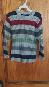 Children's Place Boys Striped Sweater Size 4 - Picture 1 of 3