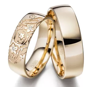 DESIGN MATURO - FEDI NUZIALI ELEGANTI / FEDI NUZIALI - ORO - AMPIA SCELTA IN NEGOZIO - Foto 1 di 1