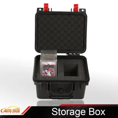 50 Graded Card Case Storage Box Travel Cards Waterproof Sport Trading Cards Slab - Image 1 of 4