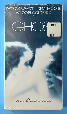 Ghost VHS Tape – Patrick Swayze Demi Moore Whoopi Goldberg – New and Sealed - Image 1 of 3