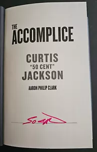 CURTIS '50 CENT' JACKSON Signed 'Accomplice' Book 1st Ed PSA/DNA Guaranty Auto! - Picture 1 of 3